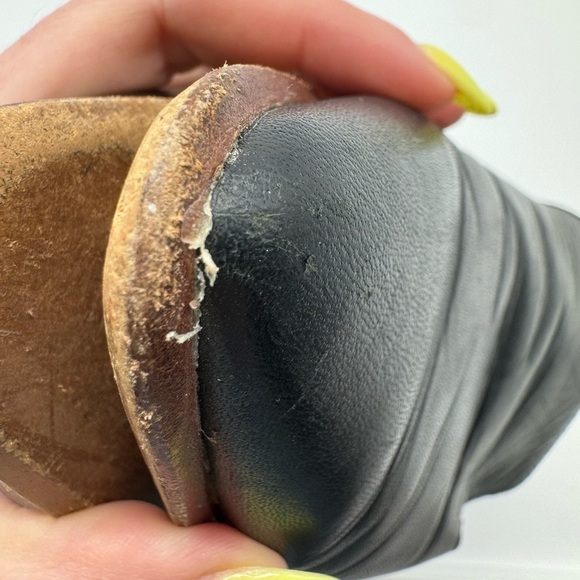 Madewell The Gemma Mule Leather Black 6.5 - Picture 5 of 12